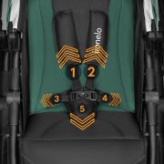Carucior sport, Lionelo, Natt, De la nastere, Cu accesorii si capotina XXL reglabila, 0 - 22 kg, Conform cu standardele europene de securitate EN1888-1, EN1888-2, Verde BYNLO-NATT_GREEN_EMERALD