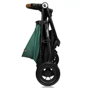 Carucior sport, Lionelo, Natt, De la nastere, Cu accesorii si capotina XXL reglabila, 0 - 22 kg, Conform cu standardele europene de securitate EN1888-1, EN1888-2, Verde BYNLO-NATT_GREEN_EMERALD