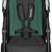 Carucior sport, Lionelo, Natt, De la nastere, Cu accesorii si capotina XXL reglabila, 0 - 22 kg, Conform cu standardele europene de securitate EN1888-1, EN1888-2, Verde BYNLO-NATT_GREEN_EMERALD