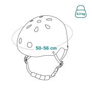 Casca pentru copii, Lionelo, Reglabila 50-56 cm, Din ABS si EPS, Conform cu standardul EN1078, Albastru BYNLO-HELMET_BLUE_SKY