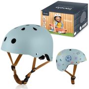 Casca pentru copii, Lionelo, Reglabila 50-56 cm, Din ABS si EPS, Conform cu standardul EN1078, Albastru BYNLO-HELMET_BLUE_SKY