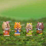 Familia de veverite nutnut - set figurine joc de rol klr700301