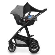 Parasolar, Lionelo, Pentru carucior, Material textil, Cu protectie UPF 50+, 53 x 51 cm, Negru BYNLO-STROLLER_SUN_COVER_BLACK_CARBON
