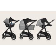 Parasolar, Lionelo, Pentru carucior, Material textil, Cu protectie UPF 50+, 53 x 51 cm, Negru BYNLO-STROLLER_SUN_COVER_BLACK_CARBON