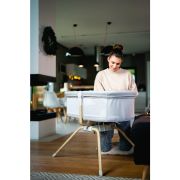 Patut balansoar, Lionelo, Malin Evo, 3 in 1, Pliabil, 0-9 kg, Geanta Transport, Asamblare Rapida, Ultra-Usor, Conform cu standardele europeane de securitate EN1130 si EN16890, Bej BYNLO-MALIN_EVO_BEIGE_NATURAL
