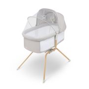 Patut balansoar, Lionelo, Malin Evo, 3 in 1, Pliabil, 0-9 kg, Geanta Transport, Asamblare Rapida, Ultra-Usor, Conform cu standardele europeane de securitate EN1130 si EN16890, Bej BYNLO-MALIN_EVO_BEIGE_NATURAL