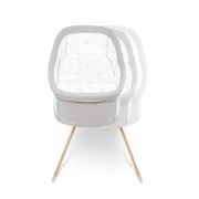 Patut balansoar, Lionelo, Malin Evo, 3 in 1, Pliabil, 0-9 kg, Geanta Transport, Asamblare Rapida, Ultra-Usor, Conform cu standardele europeane de securitate EN1130 si EN16890, Bej BYNLO-MALIN_EVO_BEIGE_NATURAL