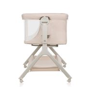 Patut co-sleeper, Lionelo, Leonie Plus, Pliabil, Cu sistem de leganare, Cu setare unghiulara, Reglabil in 6 pozitii pe inaltime, Conform cu standardele europeane de securitate EN1130 si EN16890, Bej BYNLO-LEONIE_PLUS_BEIGE_SAND