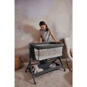 Patut co-sleeper, Lionelo, Leonie Plus, Pliabil, Cu sistem de leganare, Cu setare unghiulara, Reglabil in 6 pozitii pe inaltime, Conform cu standardele europeane de securitate EN1130 si EN16890, Bej BYNLO-LEONIE_PLUS_BEIGE_SAND