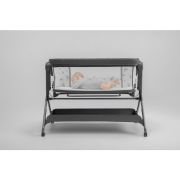 Patut co-sleeper, Lionelo, Leonie Plus, Pliabil, Cu sistem de leganare, Cu setare unghiulara, Reglabil in 6 pozitii pe inaltime, Conform cu standardele europeane de securitate EN1130 si EN16890, Bej BYNLO-LEONIE_PLUS_BEIGE_SAND