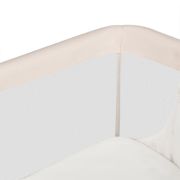 Patut co-sleeper, Lionelo, Leonie Plus, Pliabil, Cu sistem de leganare, Cu setare unghiulara, Reglabil in 6 pozitii pe inaltime, Conform cu standardele europeane de securitate EN1130 si EN16890, Bej BYNLO-LEONIE_PLUS_BEIGE_SAND