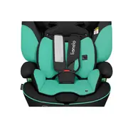 Scaun auto, Lionelo, Levi i-Size, Universal, Instalare FWF, Cu tetiera reglabila in 10 pozitii, Cu spatar detasabil, 76-150 cm, Conform cu R129, Verde BYNLO-LEVI_I-SIZE_GREEN_EMERALD