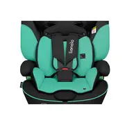 Scaun auto, Lionelo, Levi i-Size, Universal, Instalare FWF, Cu tetiera reglabila in 10 pozitii, Cu spatar detasabil, 76-150 cm, Conform cu R129, Verde BYNLO-LEVI_I-SIZE_GREEN_EMERALD
