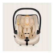Scoica auto, Lionelo, i-Size Astrid, Include baza Isofix, 0-13 Kg, 40-87 cm, Cu maner si capotina reglabile, Cu protectie laterala avansata, Salteluta confortabila, Testat ADAC, Conform cu R129, Bej BYNLO-ASTRID_I-SIZE_BEIGE+BASE_BLACK