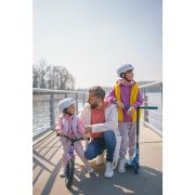Trotineta, Lionelo, Whizz, Pentru Acrobatii, Rulmenti ABEC-9, Sistemul de compresie IHC 9, 20 - 100 kg, Conform cu standardul european de securitate EN14619, Galben/Negru BYNLO-WHIZZ_BLACK_CARBON_YELLOW