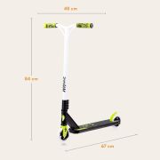 Trotineta, Lionelo, Whizz, Pentru Acrobatii, Rulmenti ABEC-9, Sistemul de compresie IHC 9, 20 - 100 kg, Conform cu standardul european de securitate EN14619, Verde/Negru BYNLO-WHIZZ_GREEN_LIME_BLACK