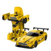 MASINUTA METALICA CONVERTIBILA MERCEDES BENZ GT3 GALBENA CU SCARA 1 LA 32 VIVRas62300_Galben