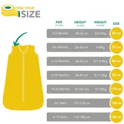 Sac de dormit Bamboo Kangaroo 70 cm 0.5 Tog BBXCJ541-05