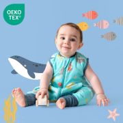 Sac de dormit cu picioruse si talpa antiderapanta Under the Sea 80 cm + manseta 1.0 Tog BBXCJ791-10FN