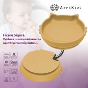 Bol din silicon, AppeKids, Kitty II - Honey KRTAK275268