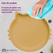 Bol din silicon, AppeKids, Kitty II - Honey KRTAK275268