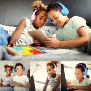 Casti Audio Wireless pentru Copii Motorola Moto JR300 Pink ERFJR300 PNK