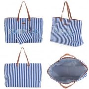 Geanta Childhome Family Bag Albastru Alb ERFCH-CWFBSTBL