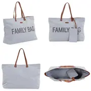 Geanta Childhome Family Bag Canvas Gri ERFCH-CWFBCGA