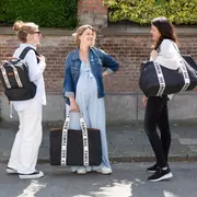 Geanta Childhome Family Bag Signature Negru ERFCH-CWFBSCBL