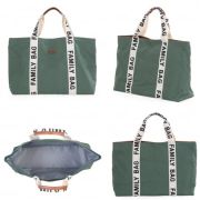 Geanta Childhome Family Bag Signature Verde ERFCH-CWFBSCGR