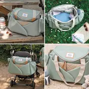 Geanta de infasat Beaba Sydney Sage Green ERFB940315