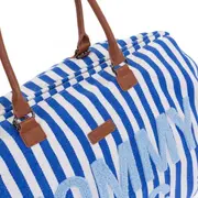 Geanta de infasat Childhome Mommy Bag Albastru Alb ERFCH-CWMBBSTBL