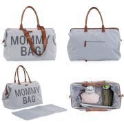 Geanta de infasat Childhome Mommy Bag Panza Oxford Gri ERFCH-CWMBBCGA