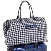 Geanta de infasat Childhome Mommy Bag Pied de Poule Negru ERFCH-CWMBBPDP