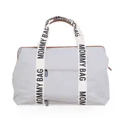Geanta de infasat Childhome Mommy Bag Signature Alb ERFCH-CWMBBSCOW