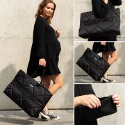 Geanta matlasata Childhome Family Bag Negru ERFCH-CWFBPBL