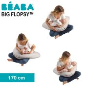Perna gravida Beaba Big Flopsy 170 cm Fleur de Coton Chalk Pink ERFB0508164