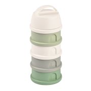 Recipient lapte praf 4 compartimente Beaba Sage Green ERFB911711