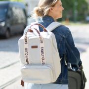 Rucsac de infasat Childhome Family Club Signature Alb ERFCH-CWBPSCOW