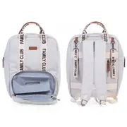 Rucsac de infasat Childhome Family Club Signature Alb ERFCH-CWBPSCOW