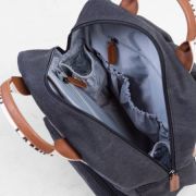 Rucsac de infasat Childhome Family Club Signature Negru ERFCH-CWBPSCBL