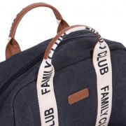 Rucsac de infasat Childhome Family Club Signature Negru ERFCH-CWBPSCBL