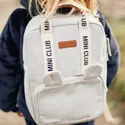 Rucsac pentru copii Childhome Mini Club Signature Alb ERFCH-CWKIDSCOW