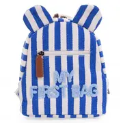 Rucsac pentru copii Childhome My First Bag Albastru Alb ERFCH-CWKIDBSTBL