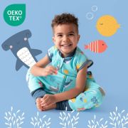 Sac de dormit cu picioruse si maneca lunga detasabila Under the Sea 80 cm + manseta 2.5 Tog BBXCJ791-25FSN