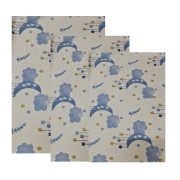 Scutece multifunctionale din finet 75x75 cm 3/set., blue Kreis