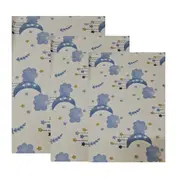 Scutece multifunctionale din finet 75x75 cm 3/set., blue Kreis
