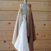 Set 3 Museline Beaba bumbac organic 70x70 cm Herisson Marron ERFB920346