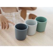 Set 3 pahare silicon Beaba Sage Green ERFB913545