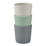 Set 3 pahare silicon Beaba Sage Green ERFB913545